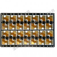 Four-layer rigid-flex COB board