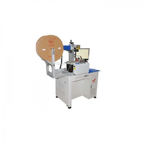 Heat shrink tube laser marking and cutting machine